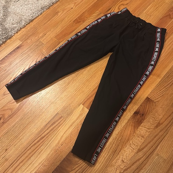 Bershka Love Me Trust Me Respect Me Joggers - Picture 3 of 9